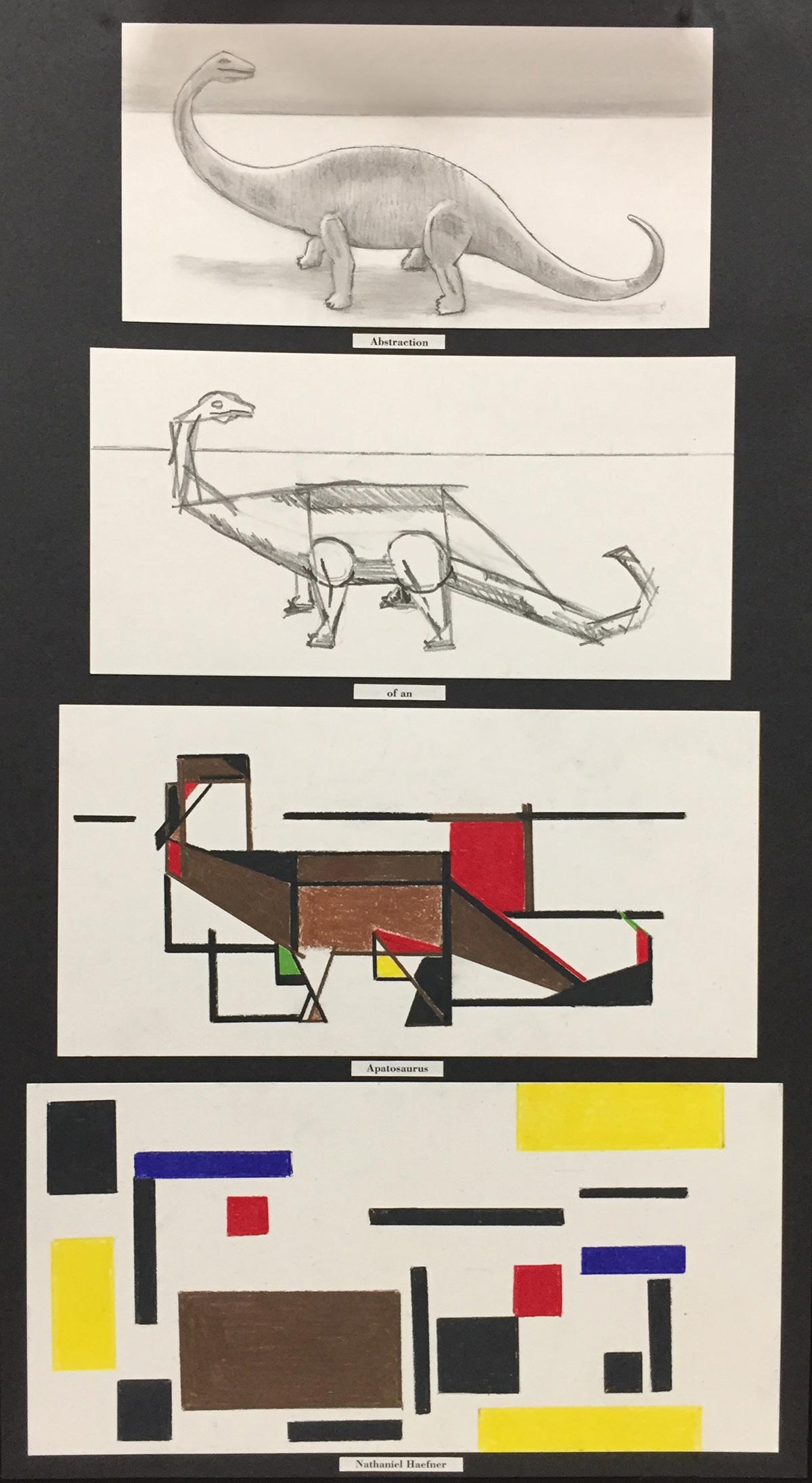 all drawings mounted