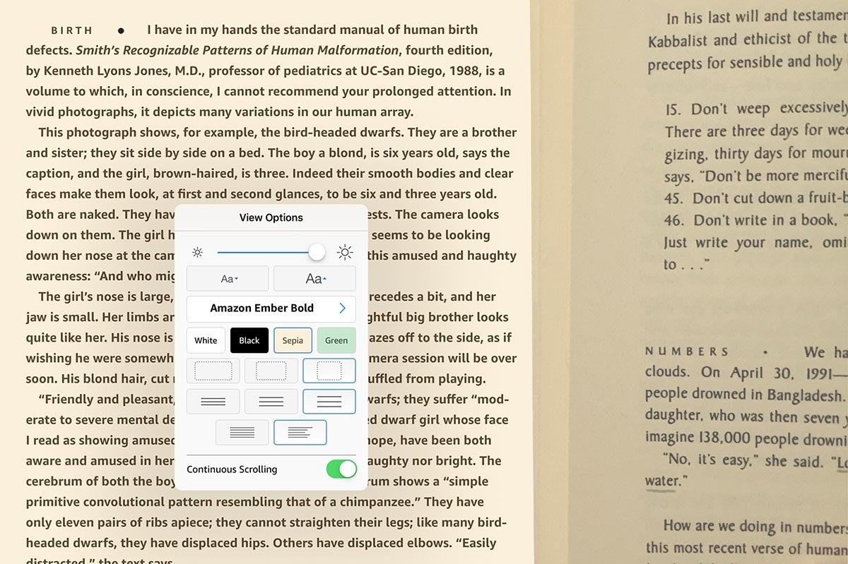 typography choices in digital