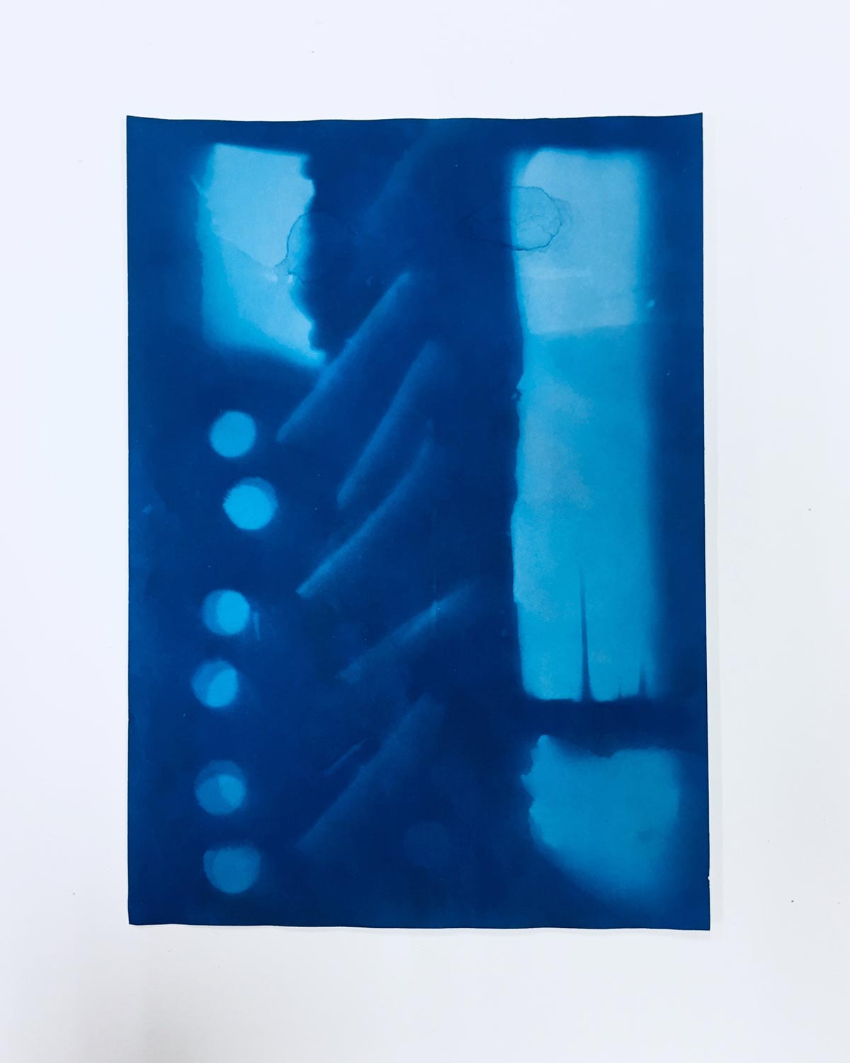 found object sun print
