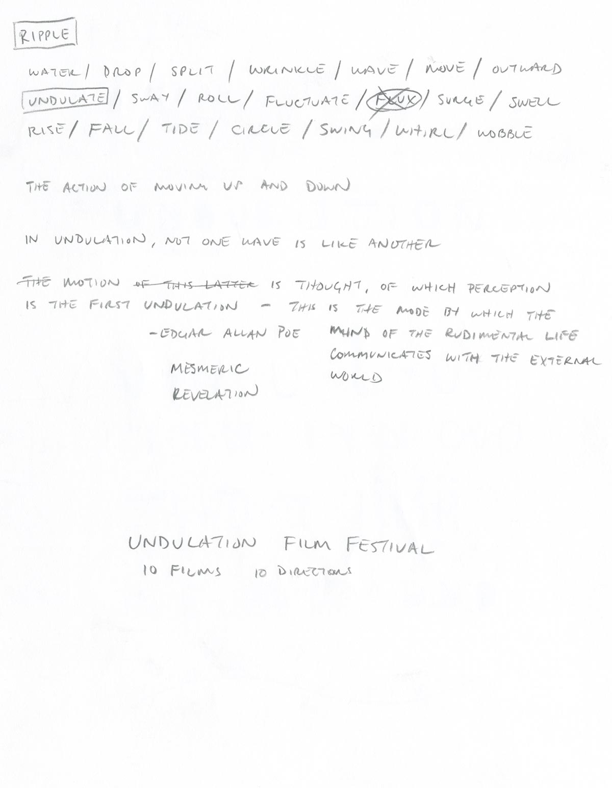 free writing notes