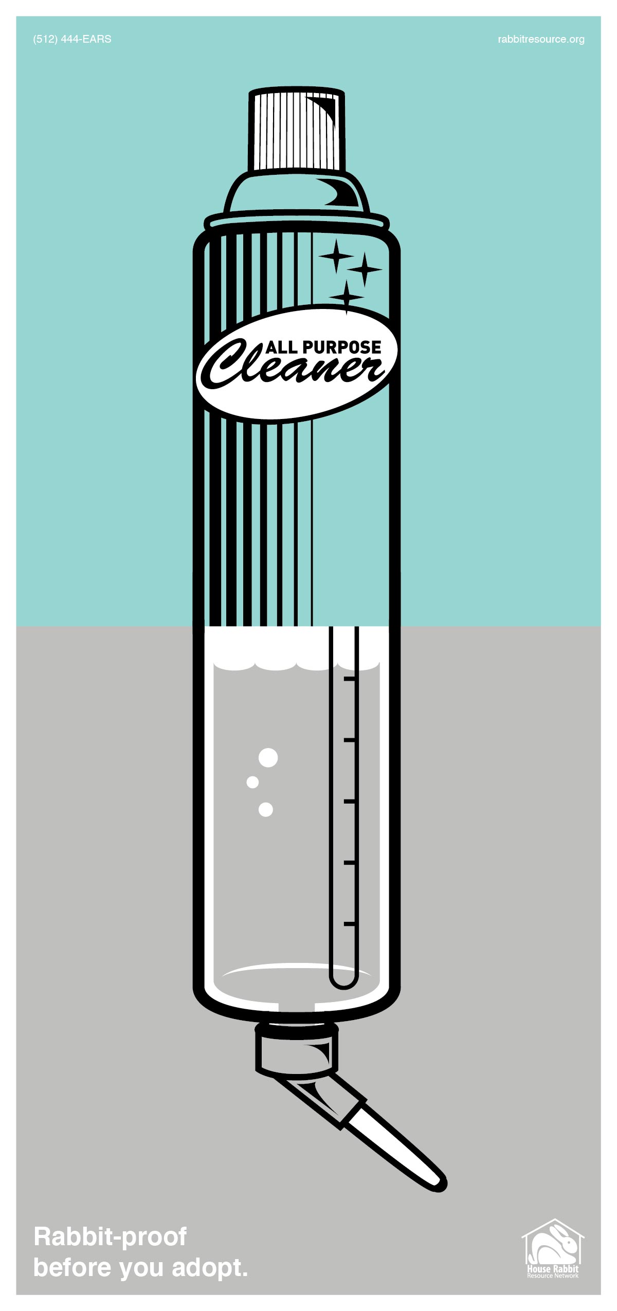 cleaning spray and water bottle
