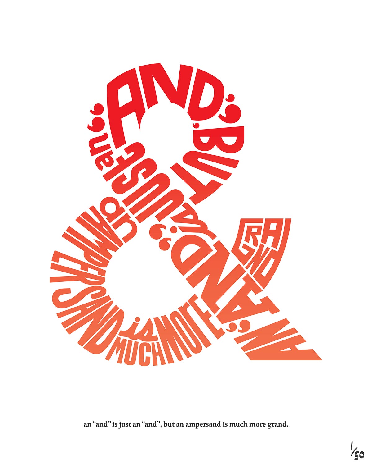 modern ampersand