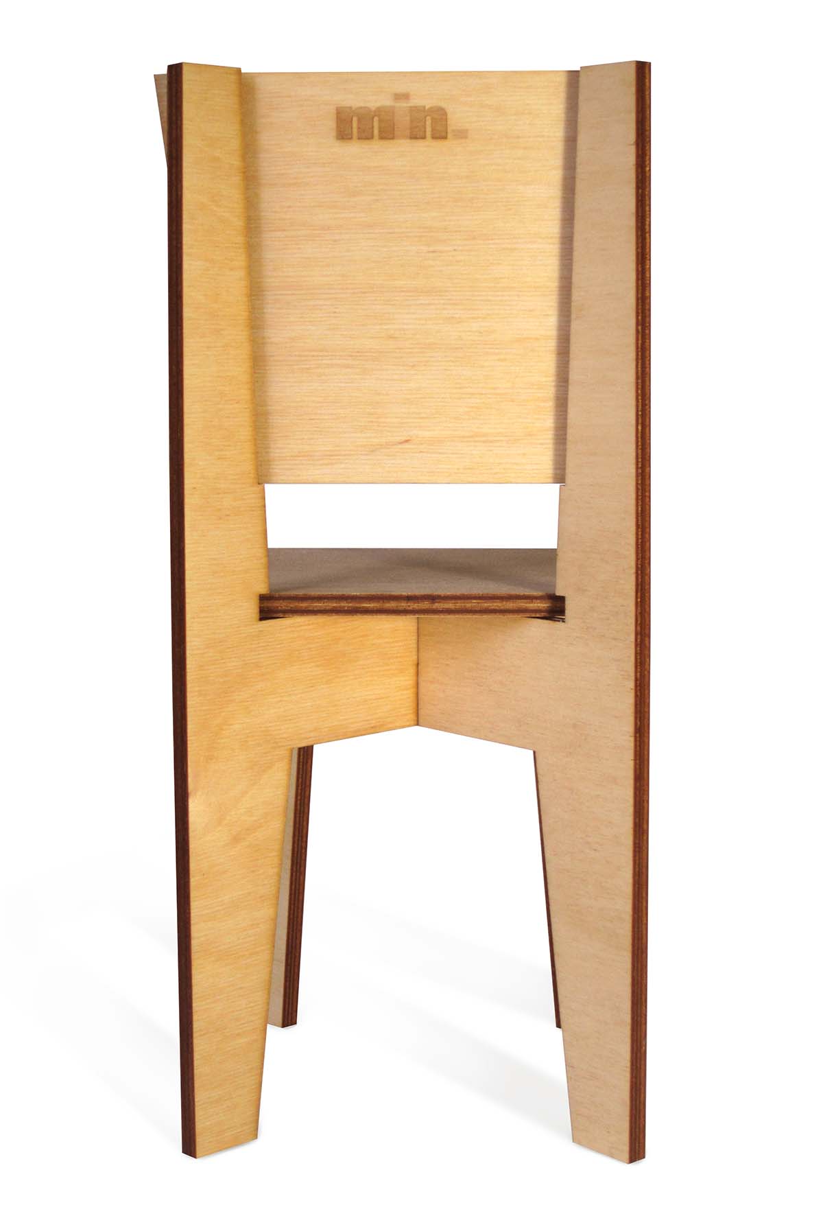 min chair back view