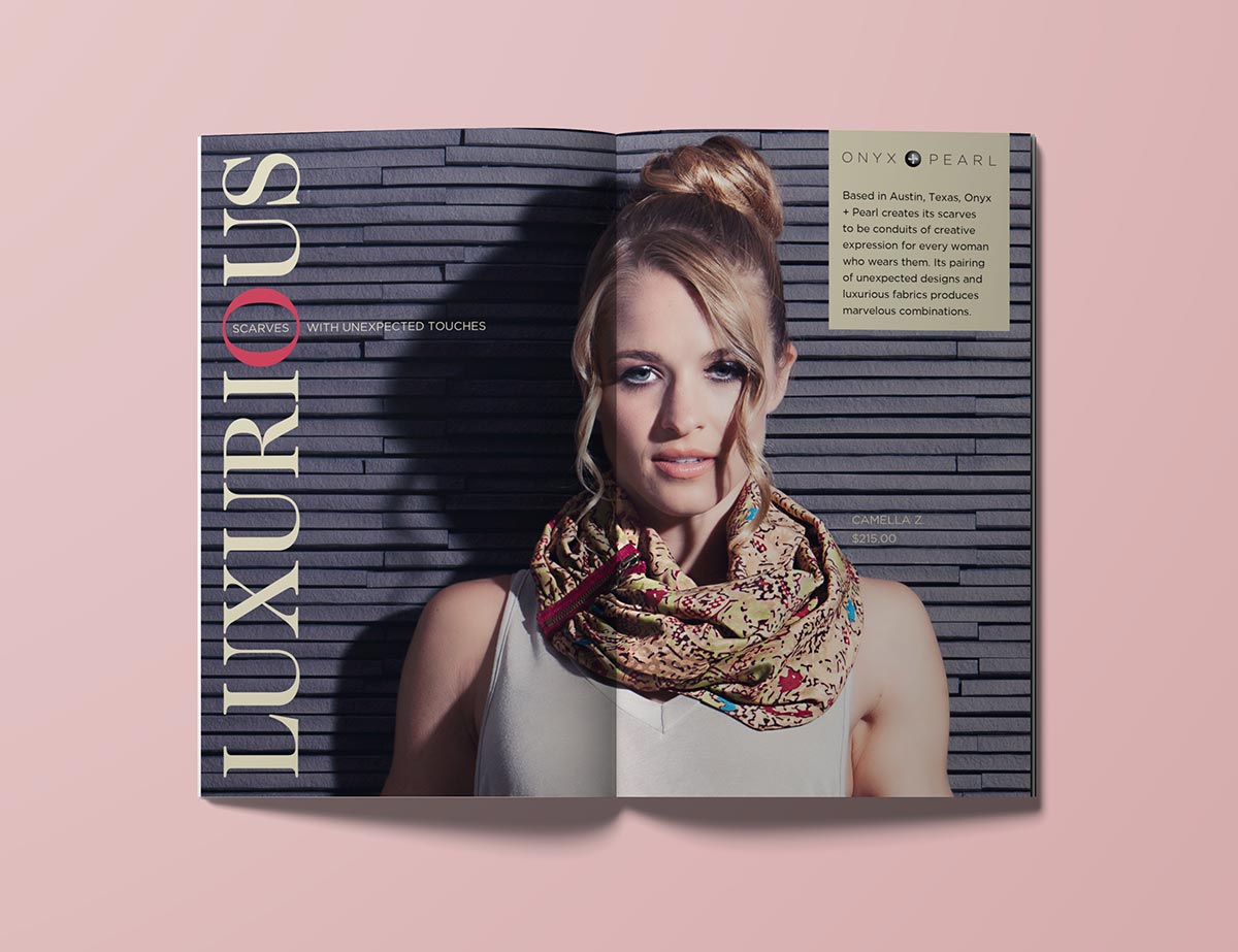 outer cover of the lookbook