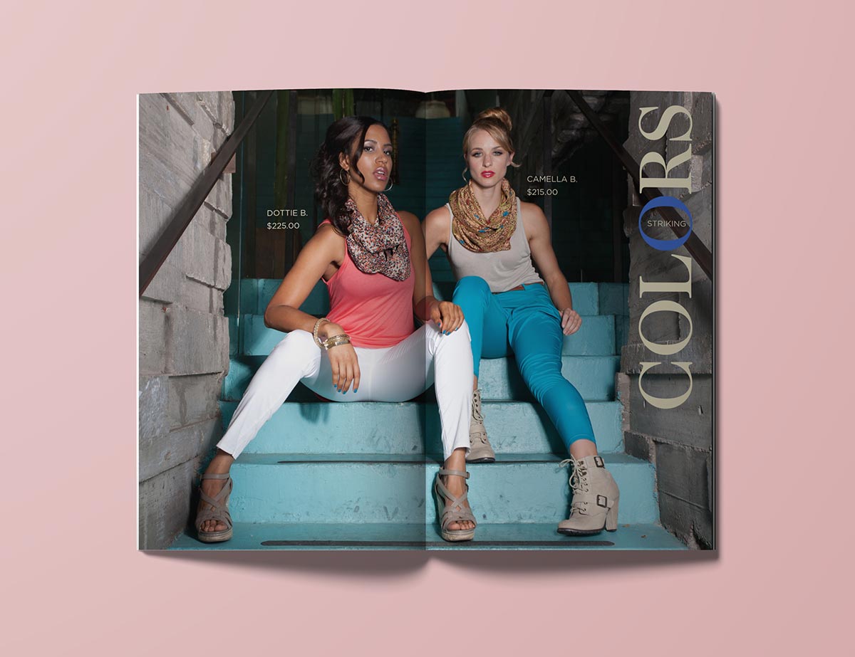 outer cover of the lookbook