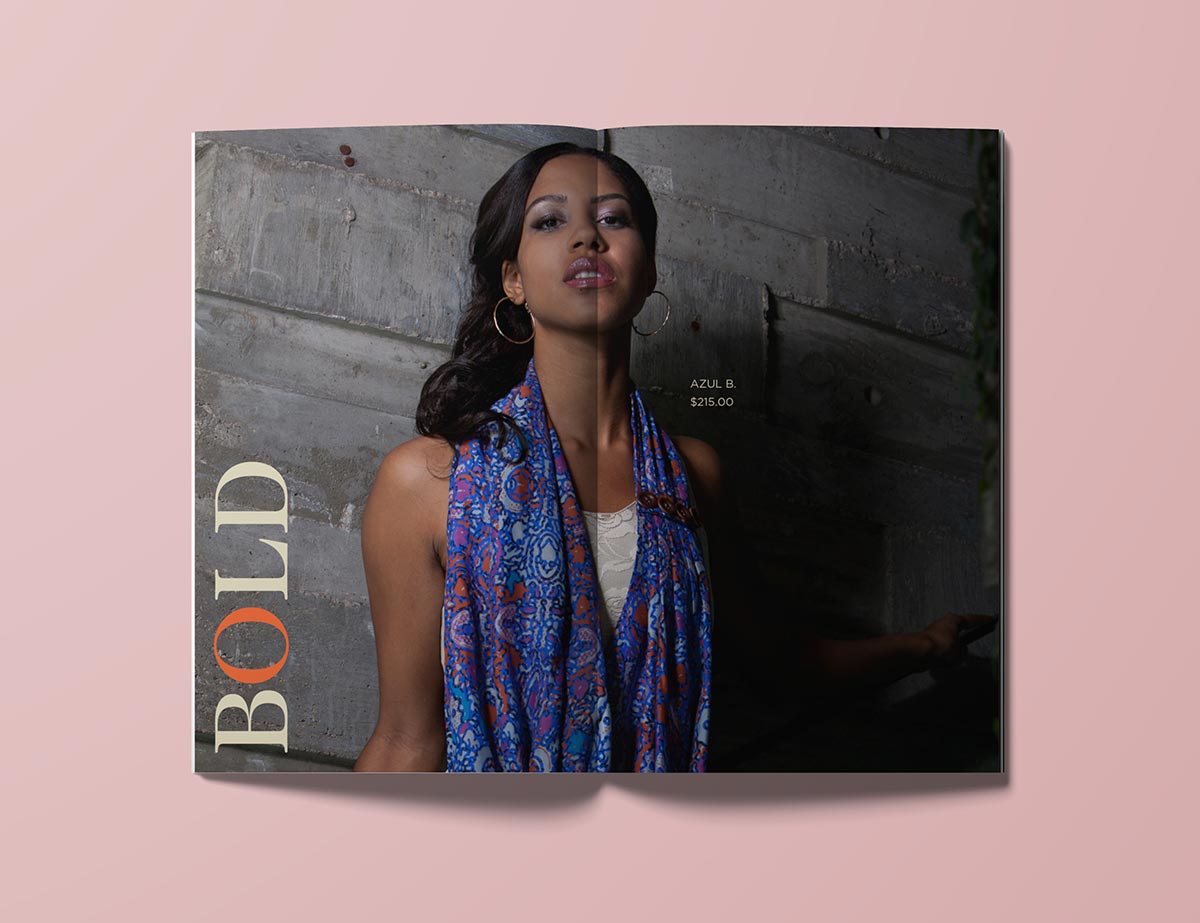 outer cover of the lookbook