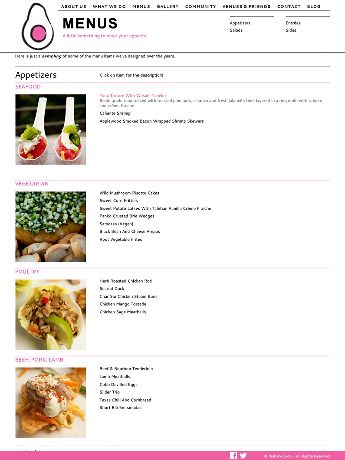 menus