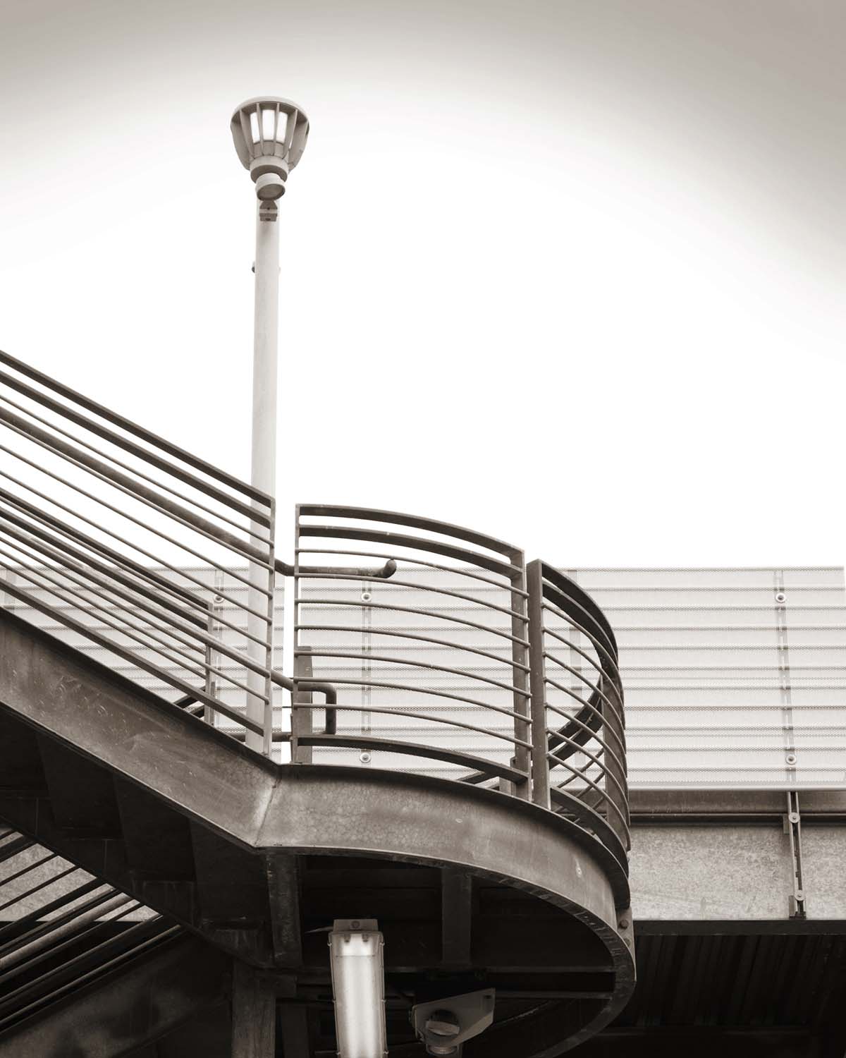 light on the stairs