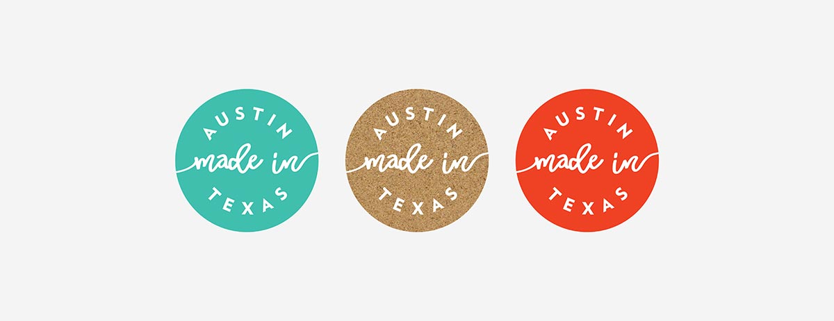 made in austin sticker