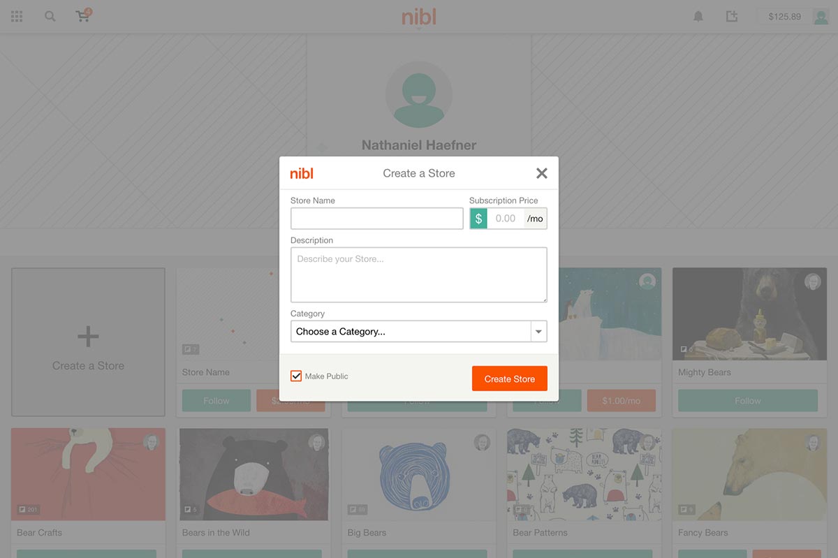 create store