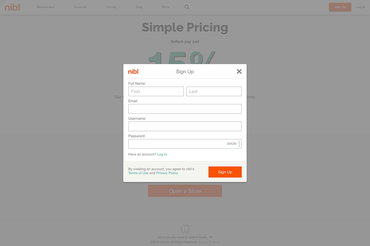 signup