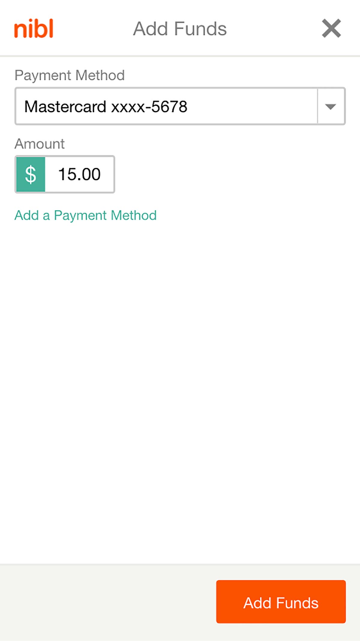 add funds
