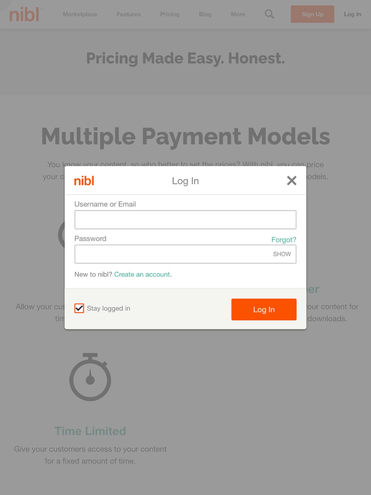 login