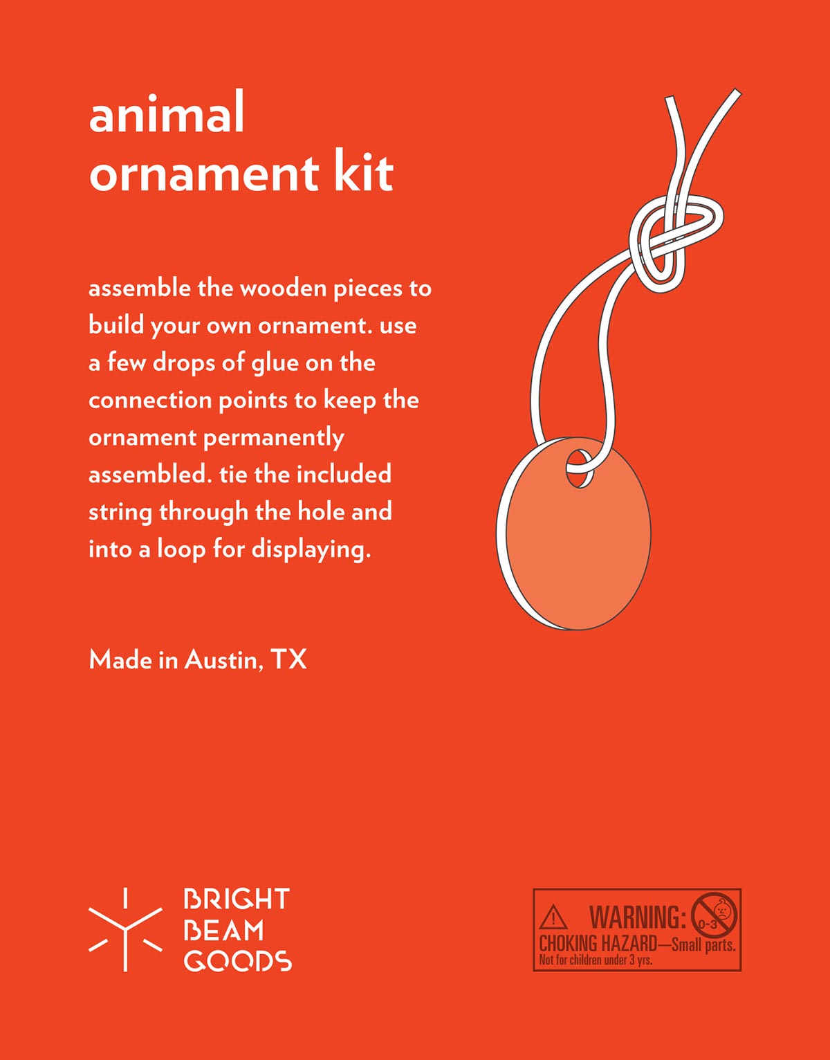 back card for packaging