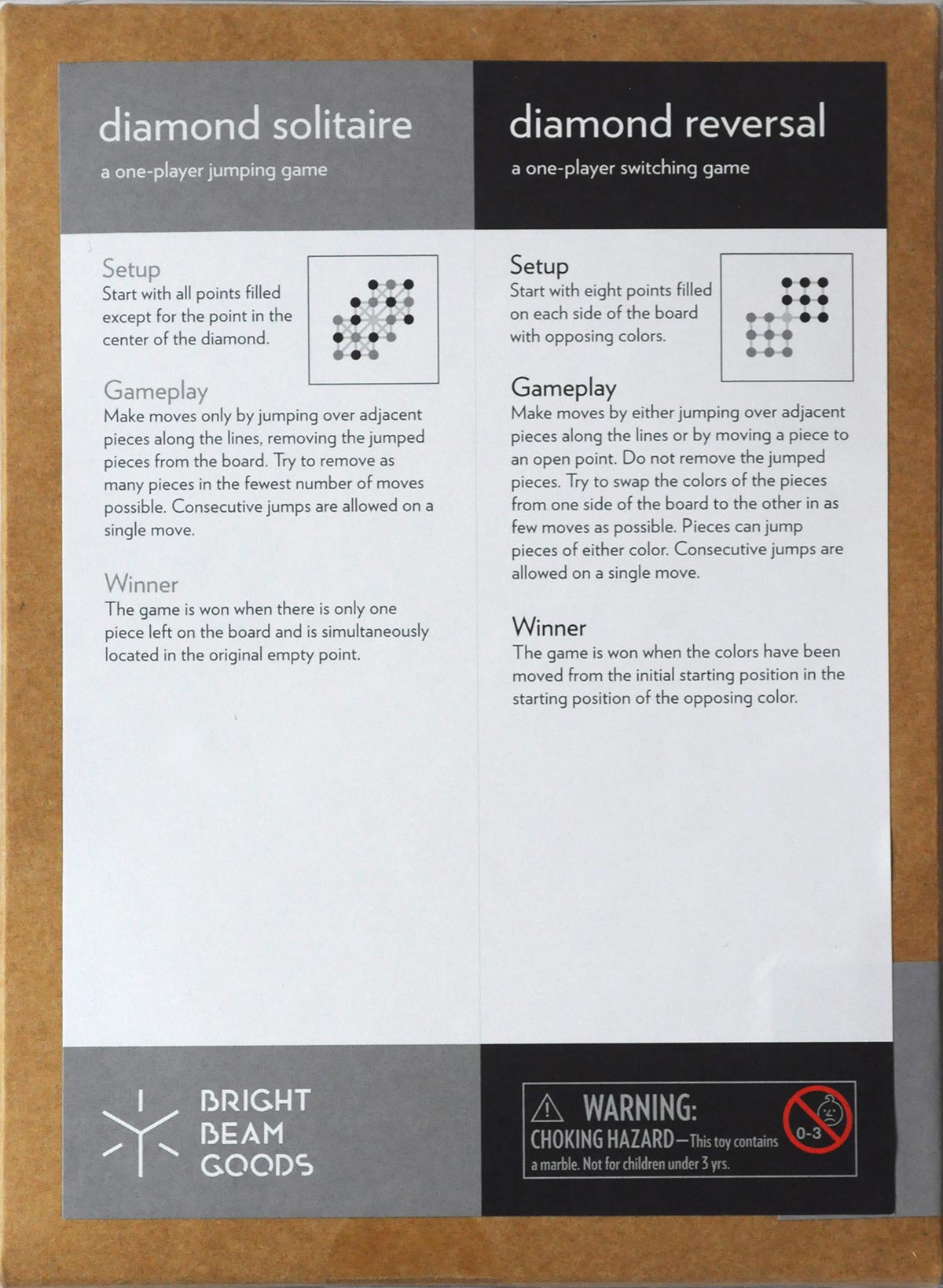 diamond box back