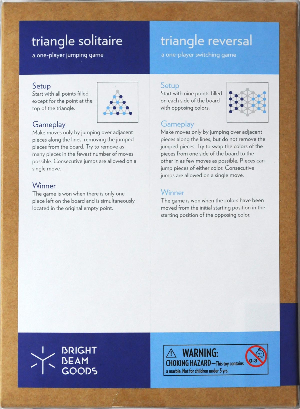 triangle box back