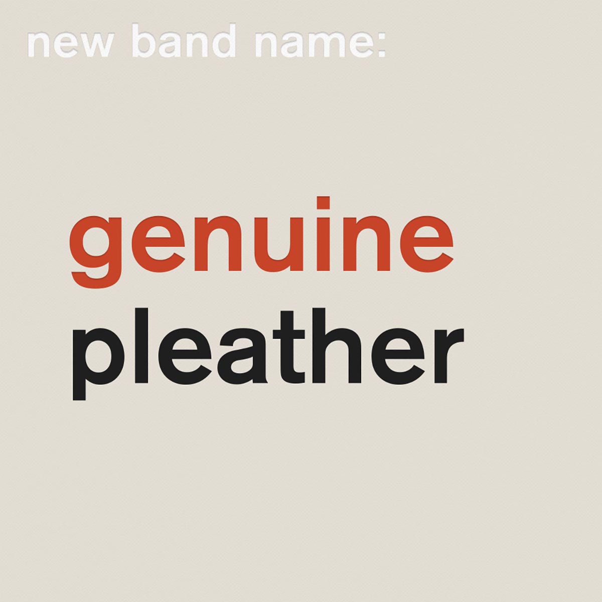 genuinepleather