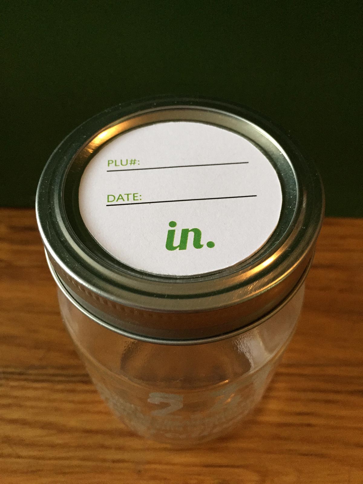 jar lid sticker