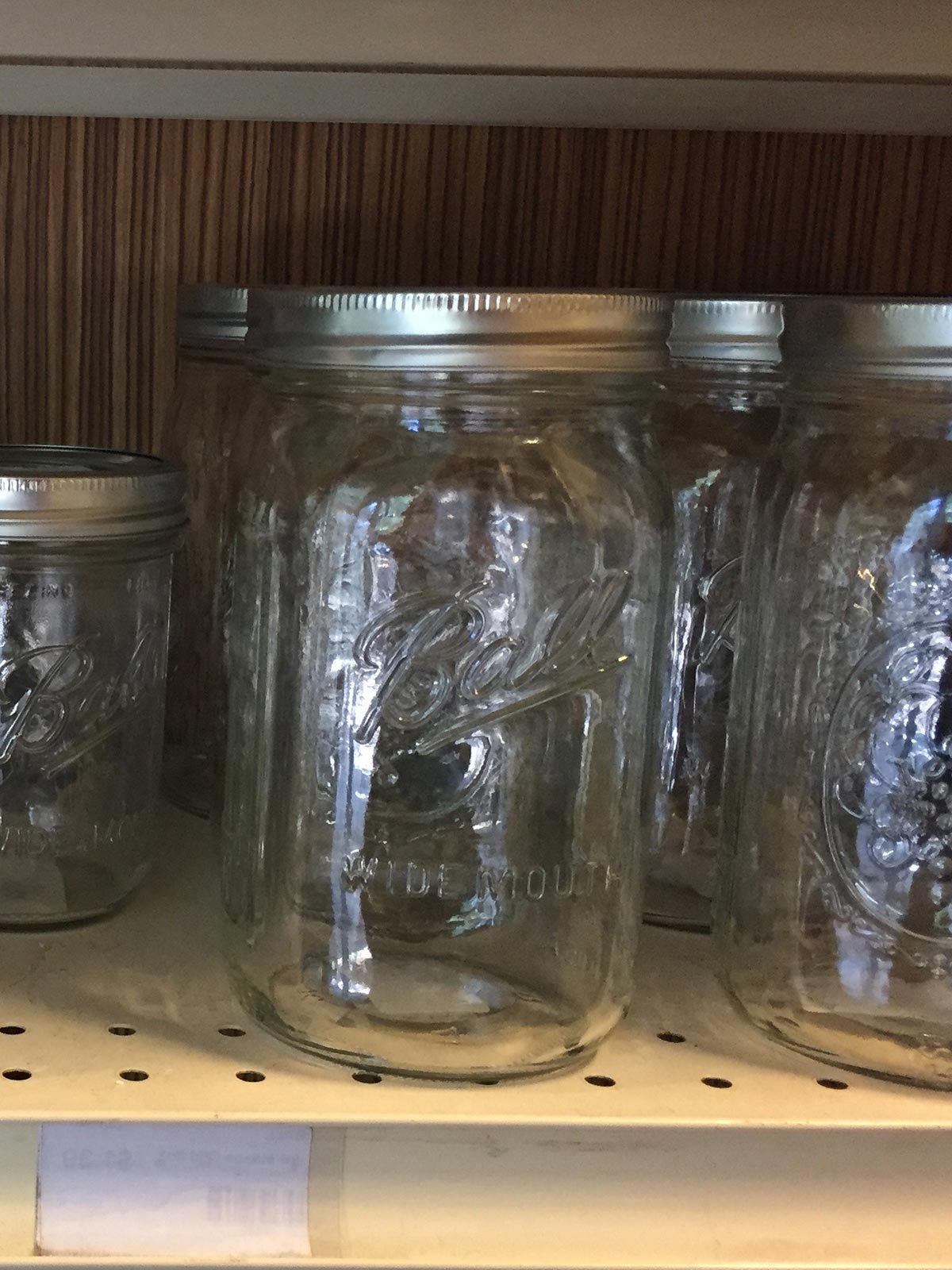 glass jars