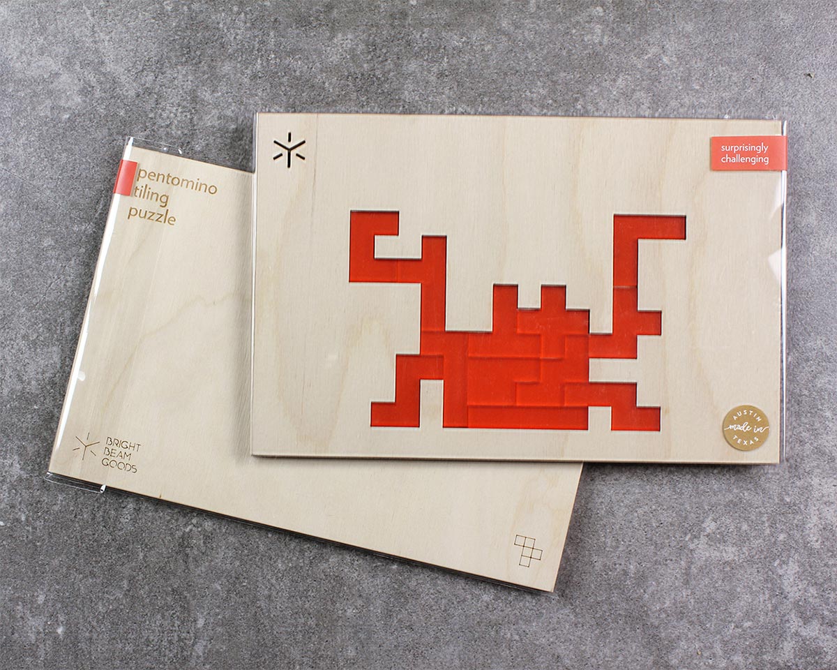 animal pentomino in packaging