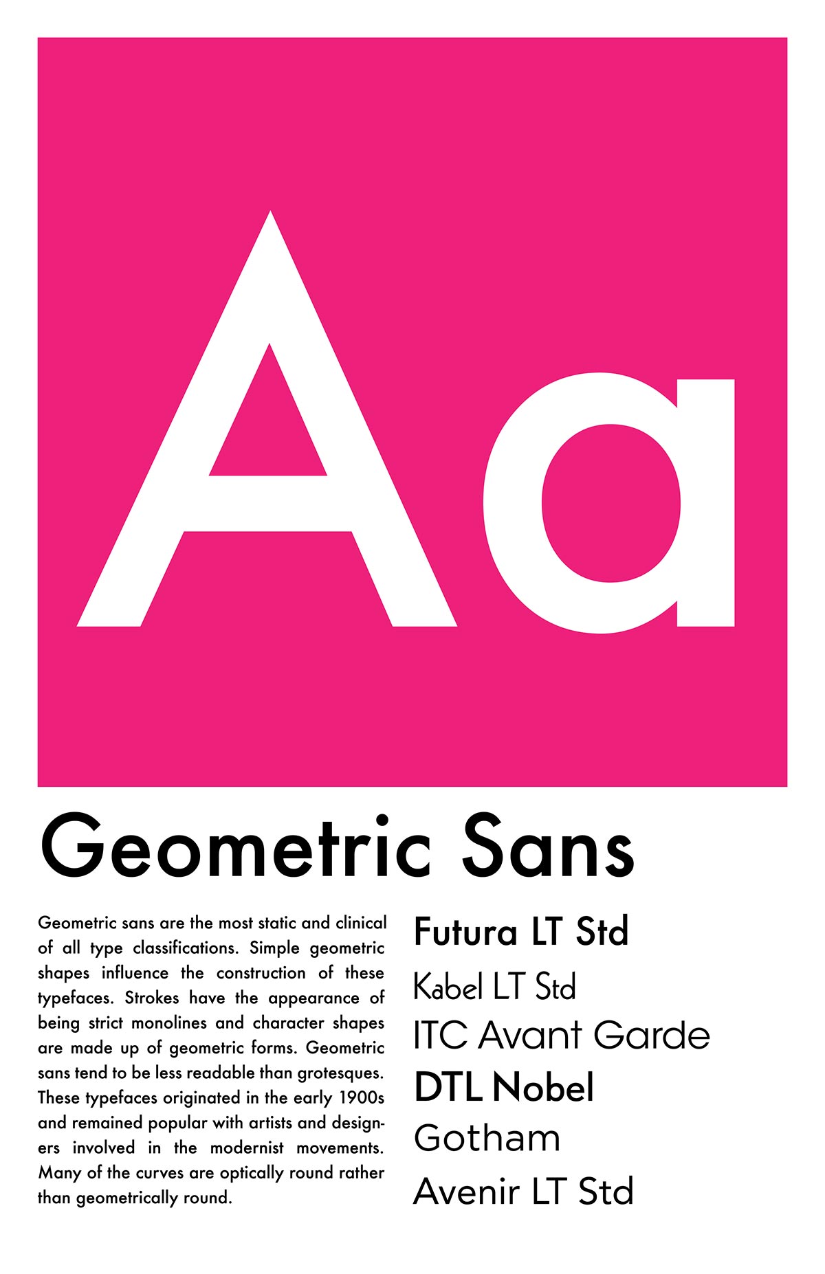 type style poster