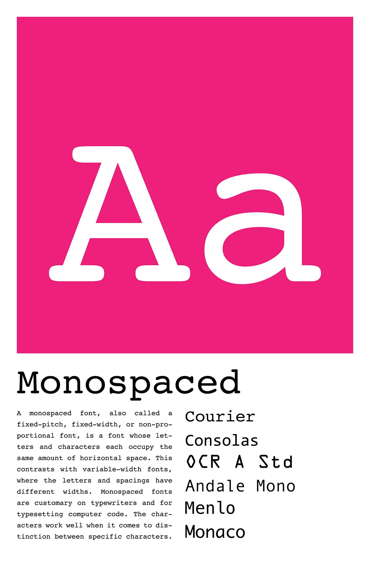 type style poster