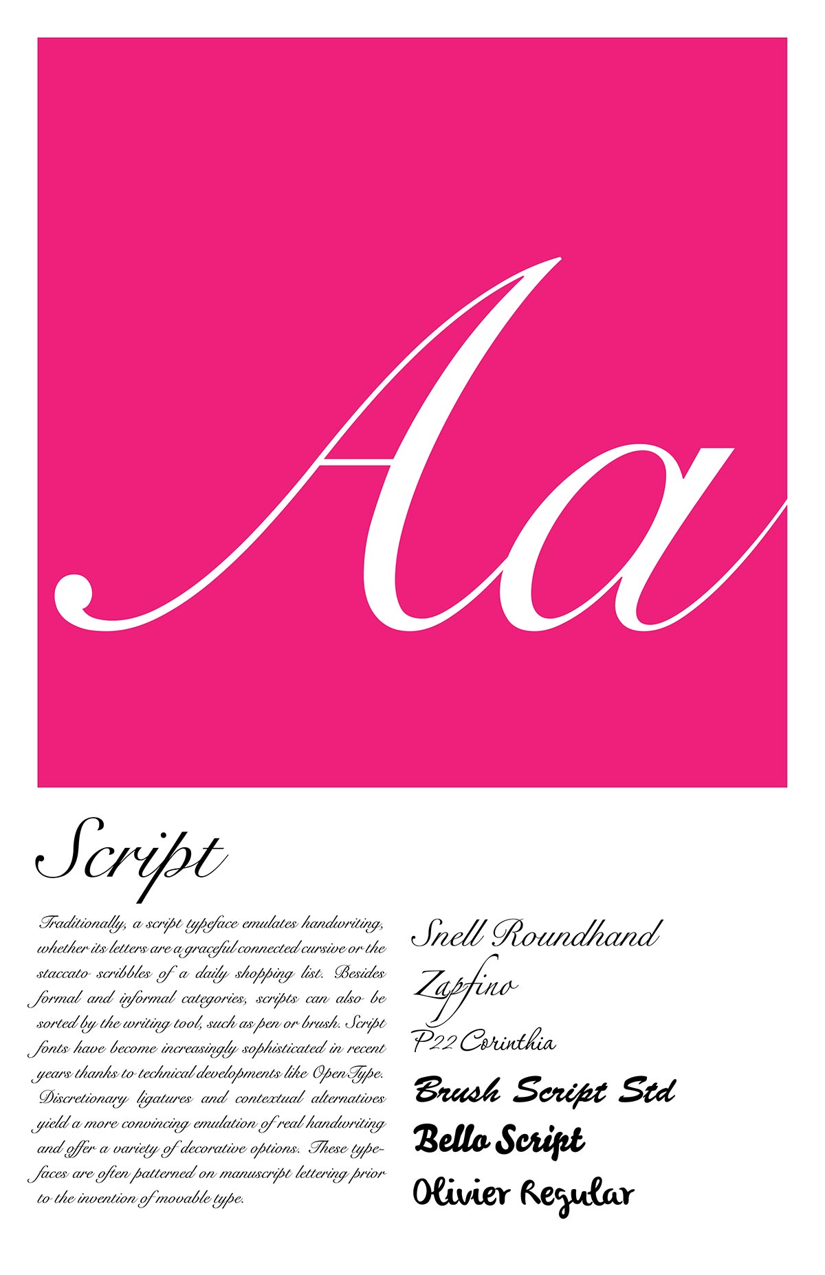 type style poster