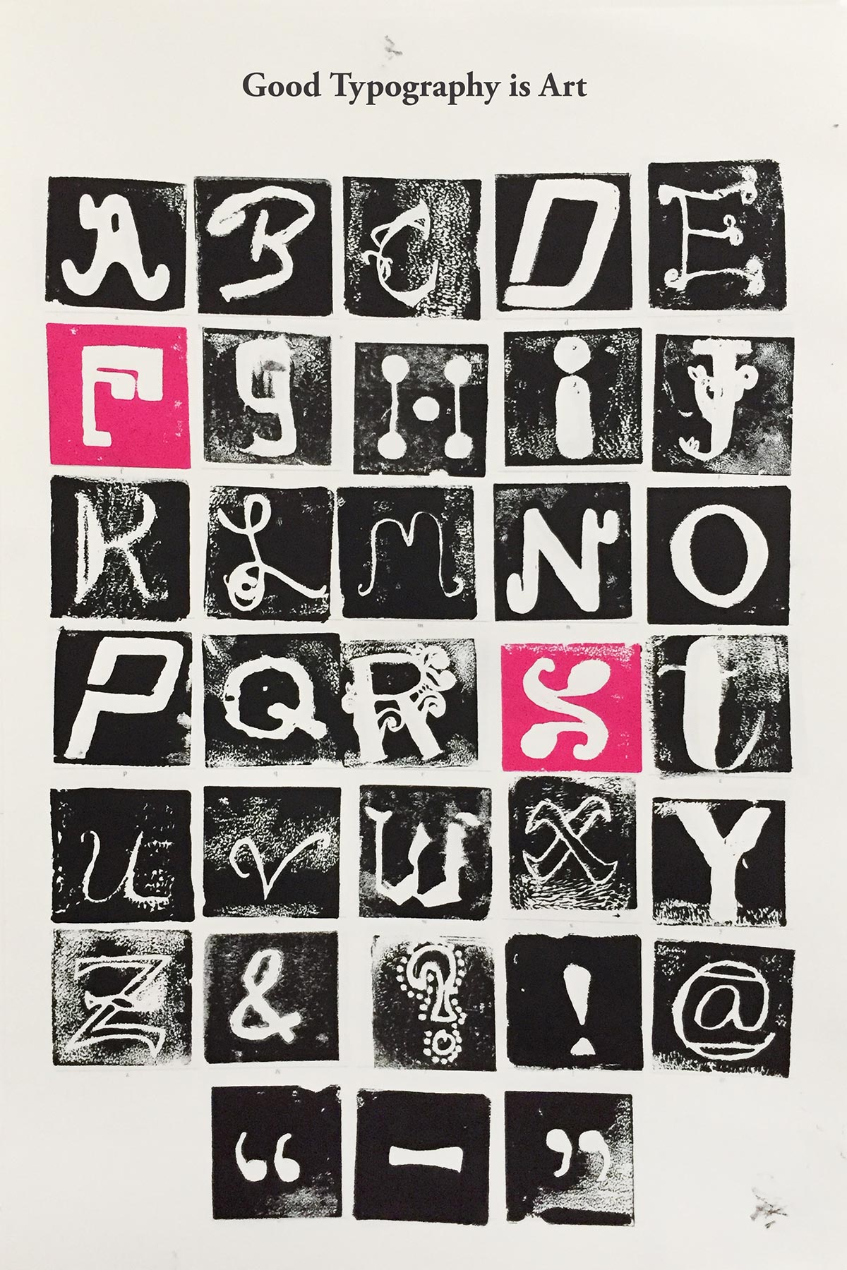 alphabet poster