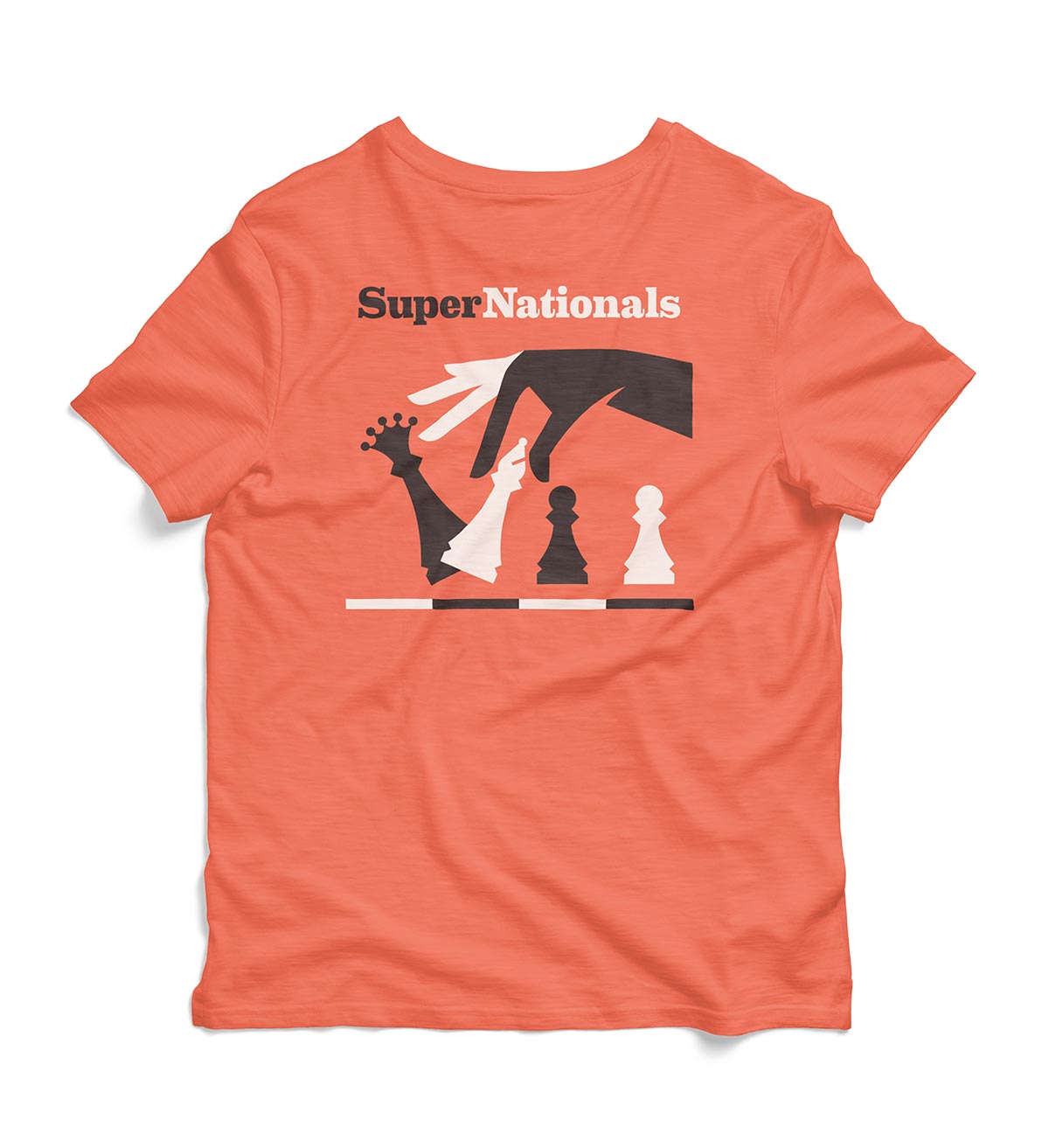 coral shirt