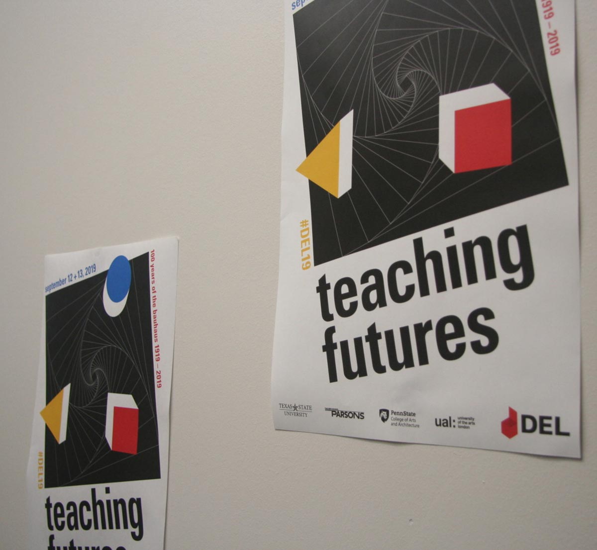 posters on wall