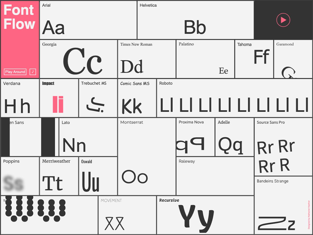 fonts in motion