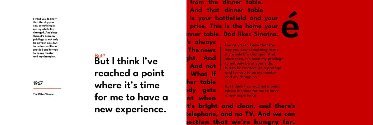 book spread