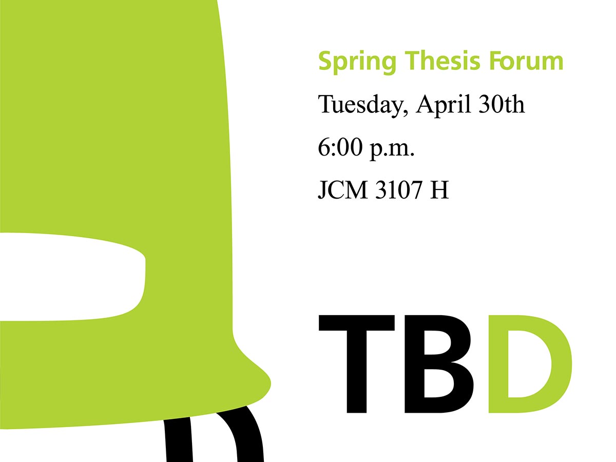 Spring Thesis Forum