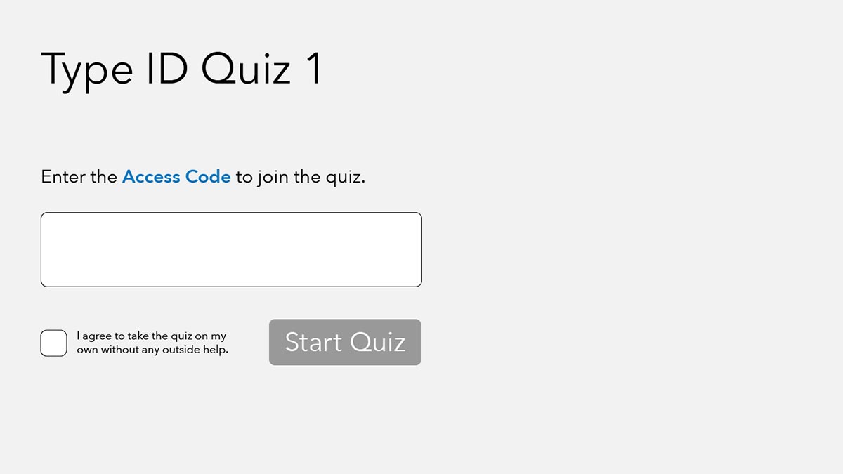 code input
