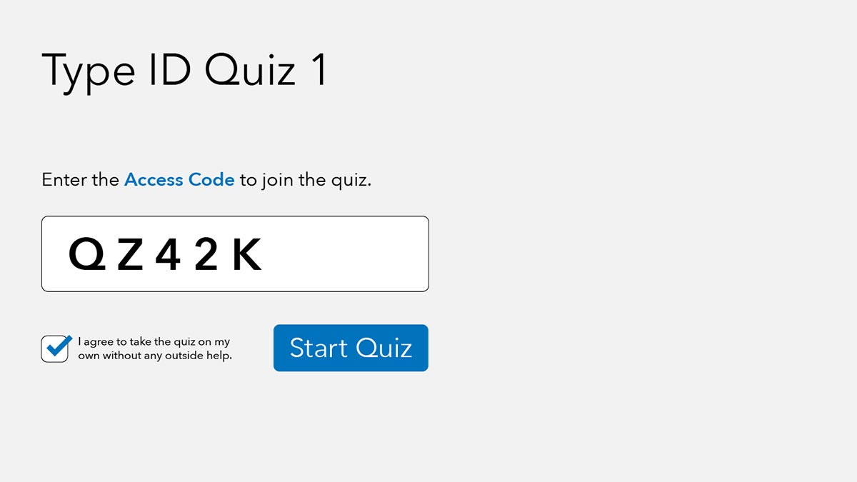 code input