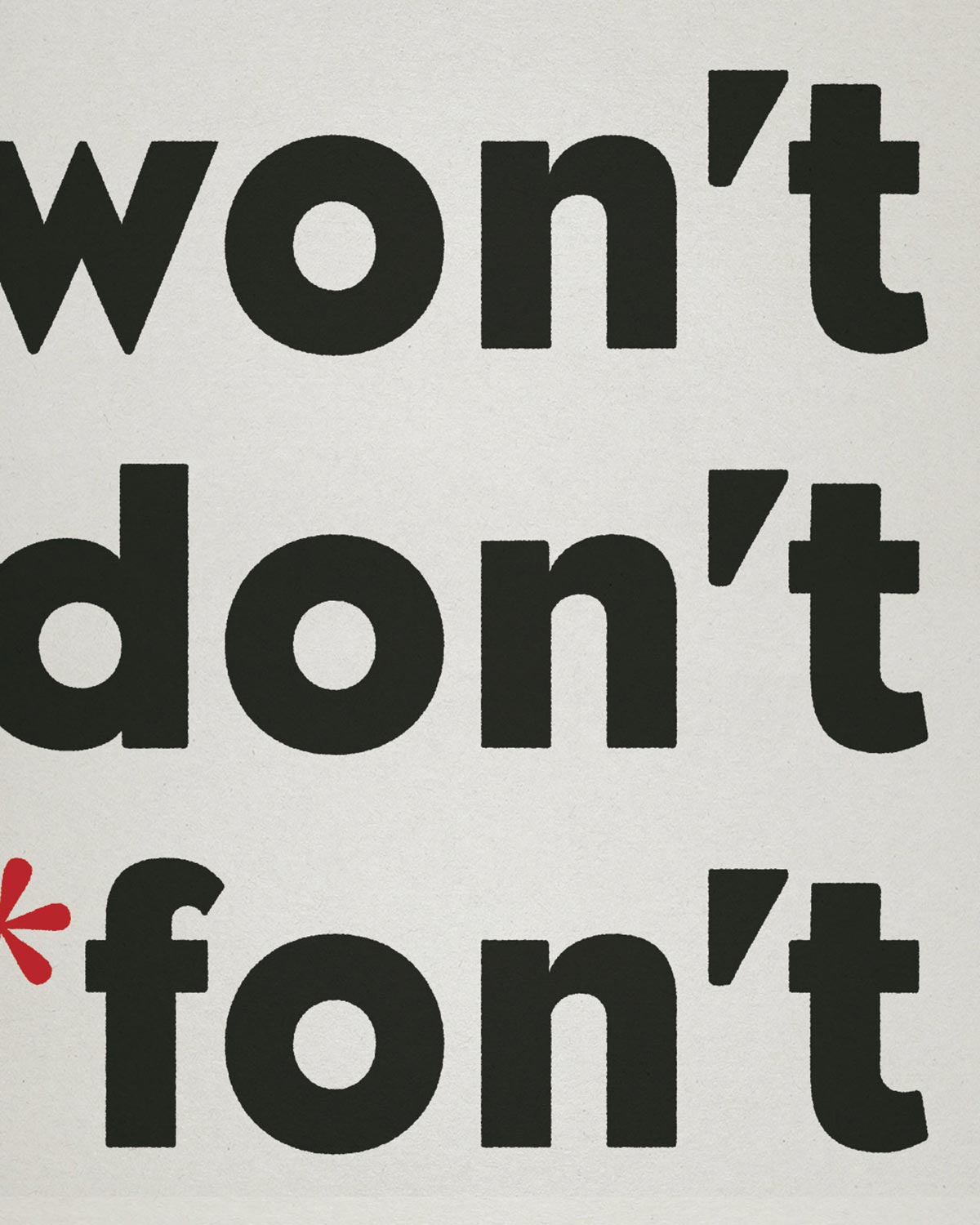 font