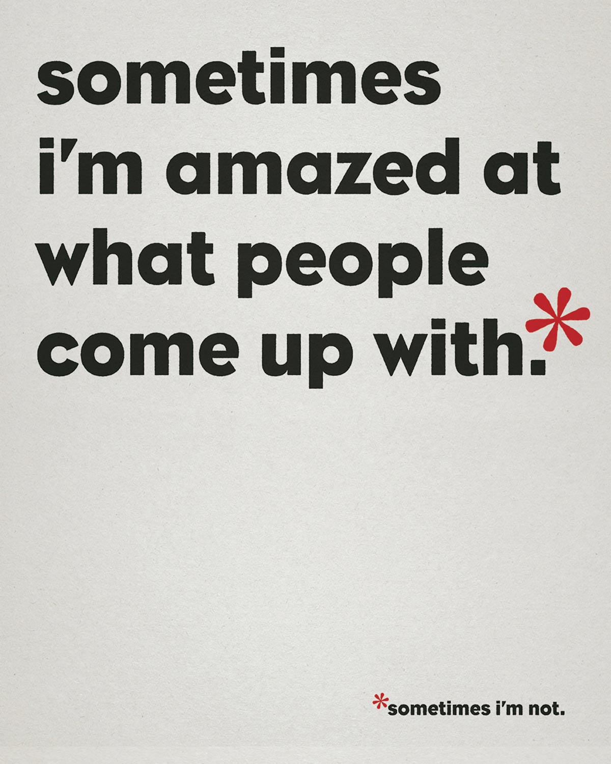 sometimes