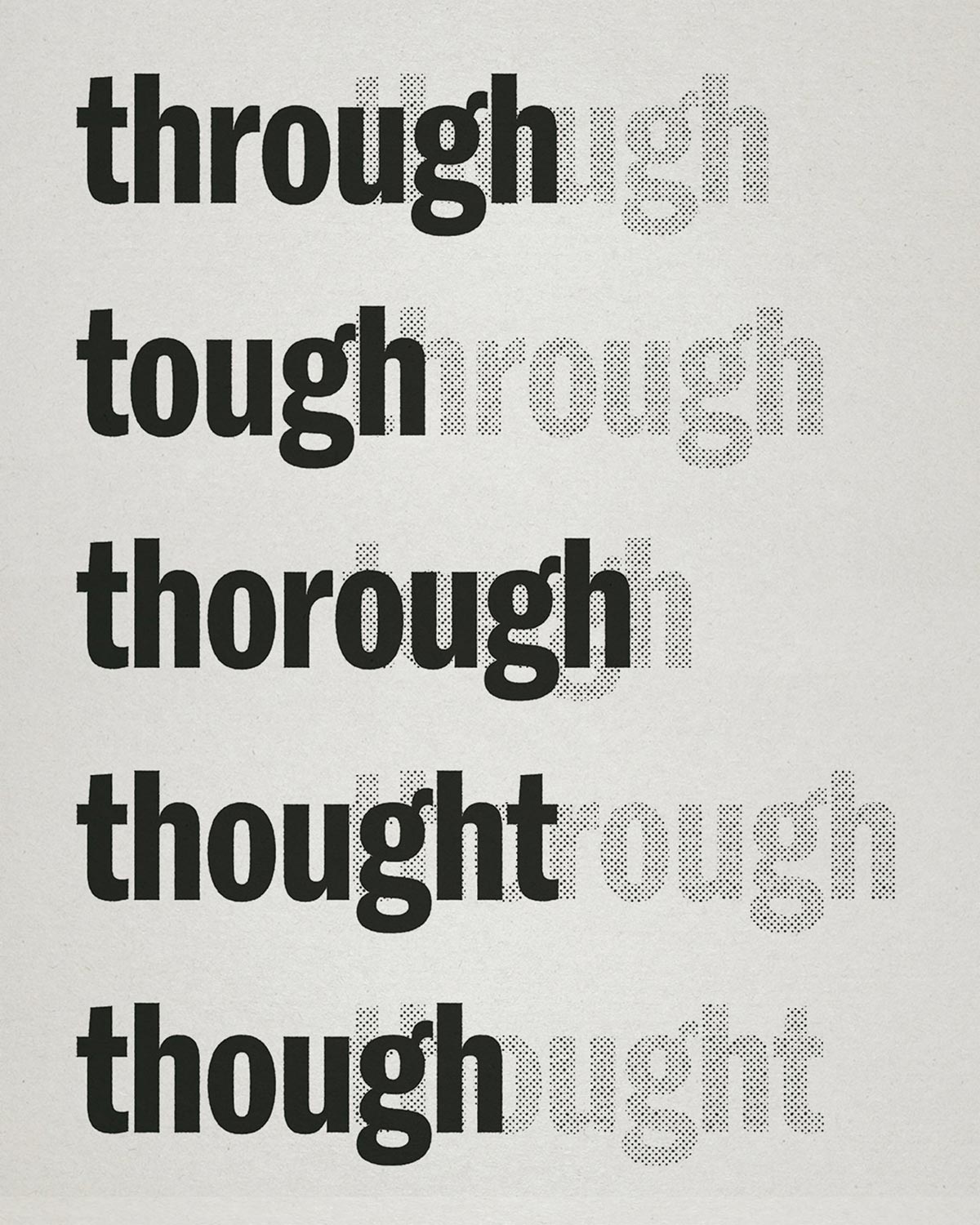 through