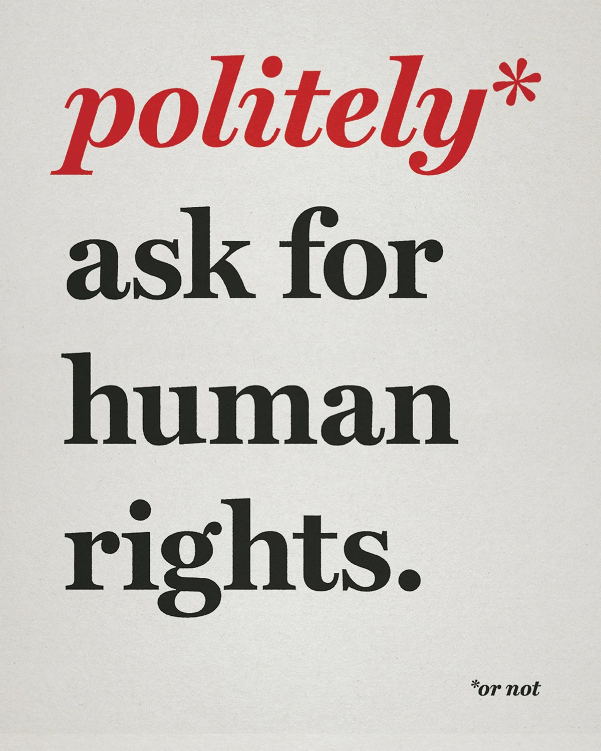 politely