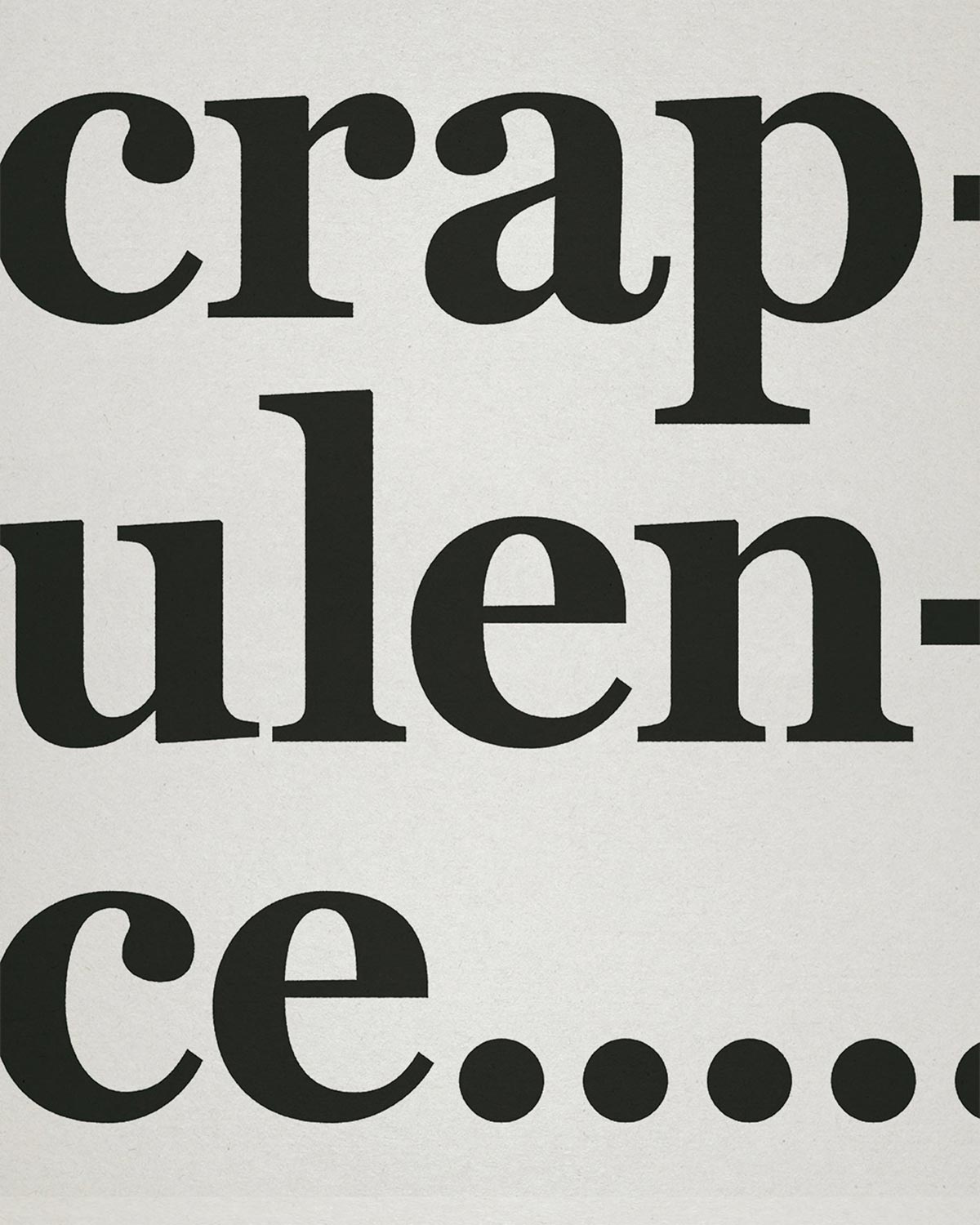 crapulence