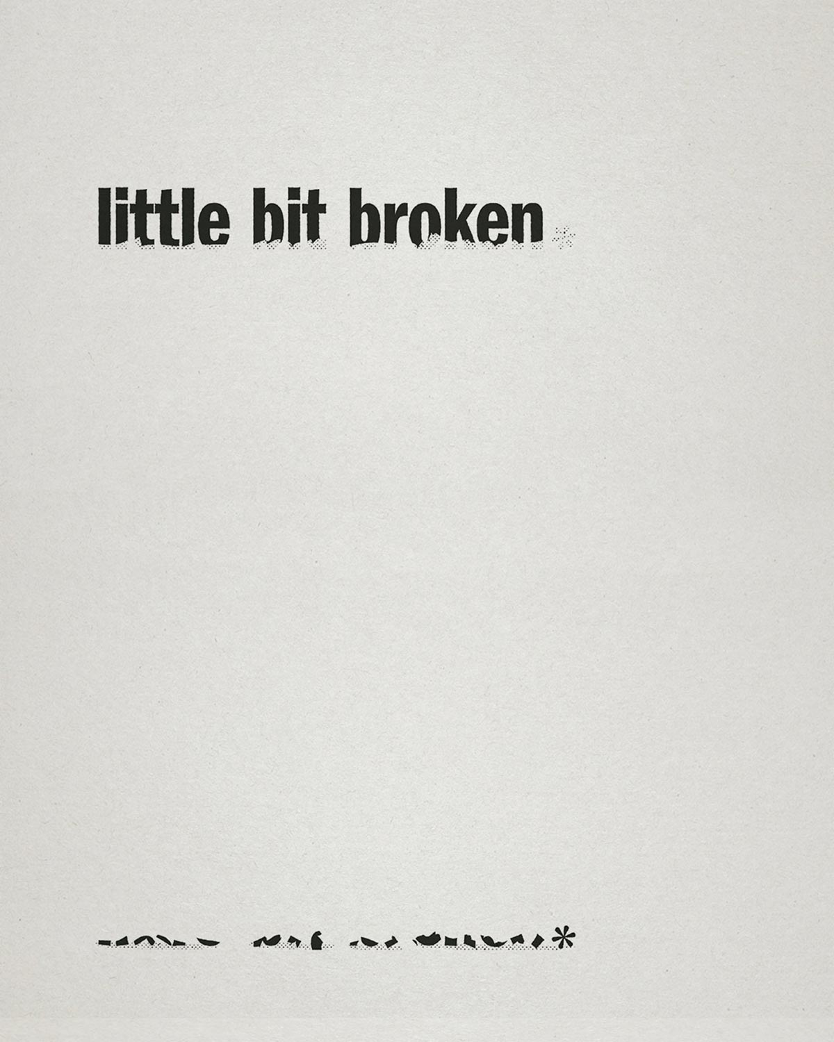 broken